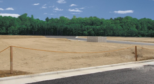 相続や売却のために分割される土地